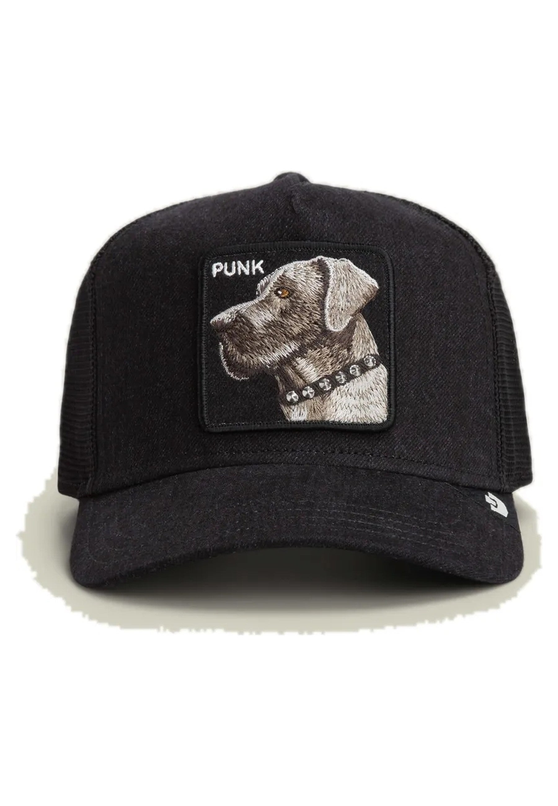 GORRA GOORIN BROS BLACK DENIM PUNK DAWG TRUCKER CAP
