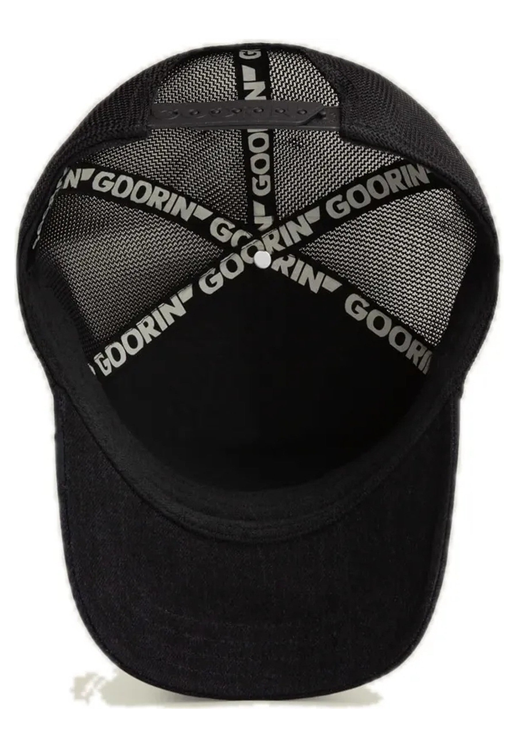 GORRA GOORIN BROS BLACK DENIM PUNK DAWG TRUCKER CAP