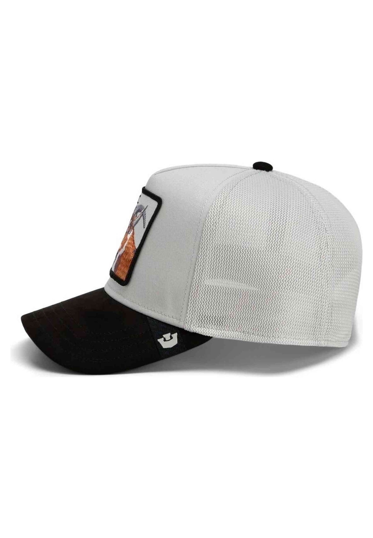 GORRA GOORIN BROS BLANCA CABRA SUEDE GREATEST GOAT TRUCKER CAP