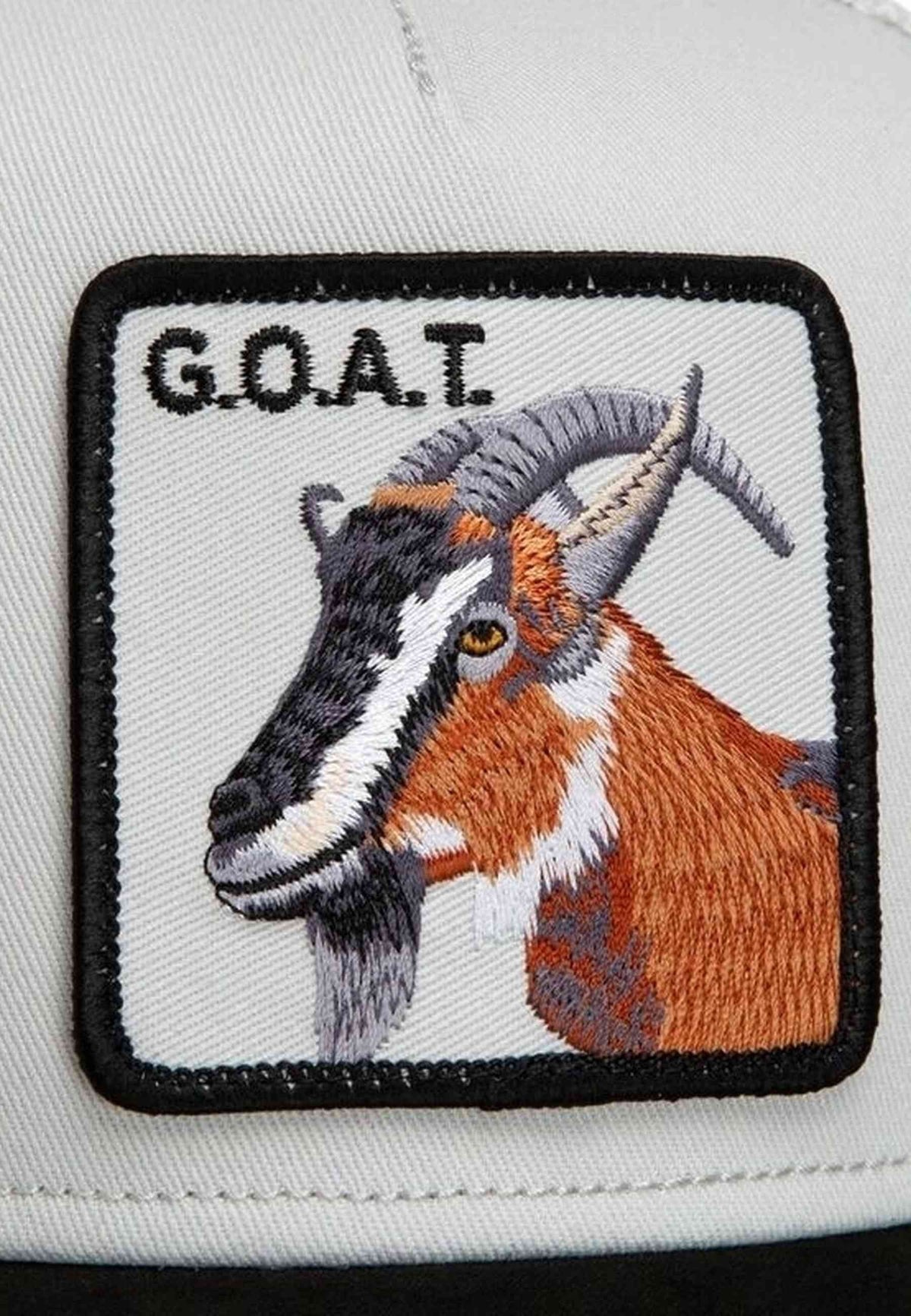 GORRA GOORIN BROS BLANCA CABRA SUEDE GREATEST GOAT TRUCKER CAP