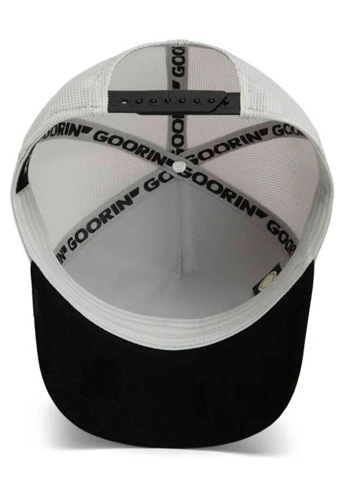 GORRA GOORIN BROS BLANCA CABRA SUEDE GREATEST GOAT TRUCKER CAP