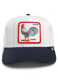 GORRA GOORIN BROS BLANCA GALLO PINSTRIPE ROOSTER CAP