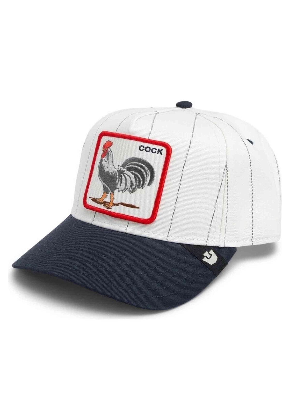 GORRA GOORIN BROS BLANCA GALLO PINSTRIPE ROOSTER CAP