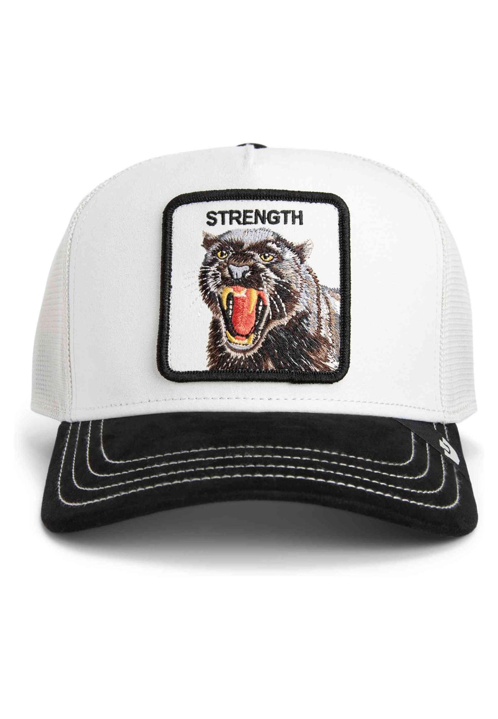 GORRA GOORIN BROS BLANCA PANTERA SUEDE PANTHER TRUCKER CAP