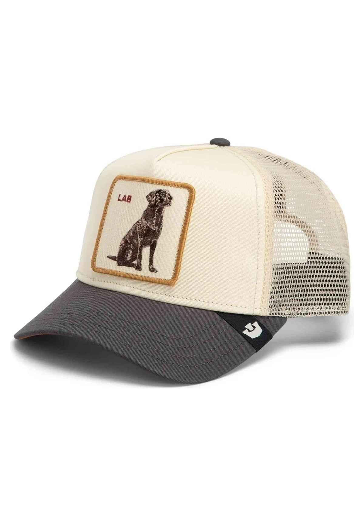 GORRA GOORIN BROS BLANCA PERRO SHADOW LAB TRUCKER CAP