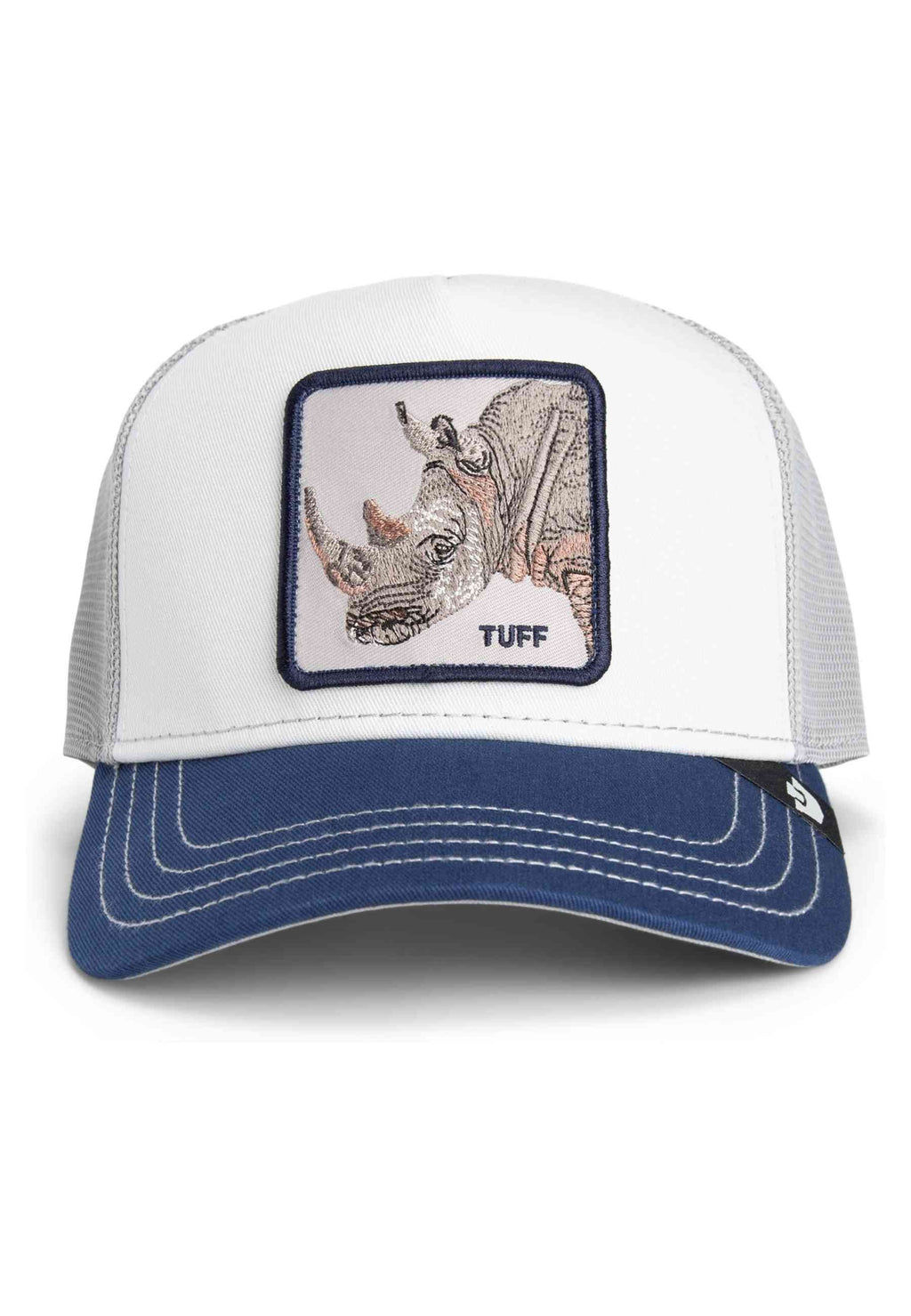 GORRA GOORIN BROS BLANCA RINOCERONTE TRICOLOR RHINO TRUCKER CAP