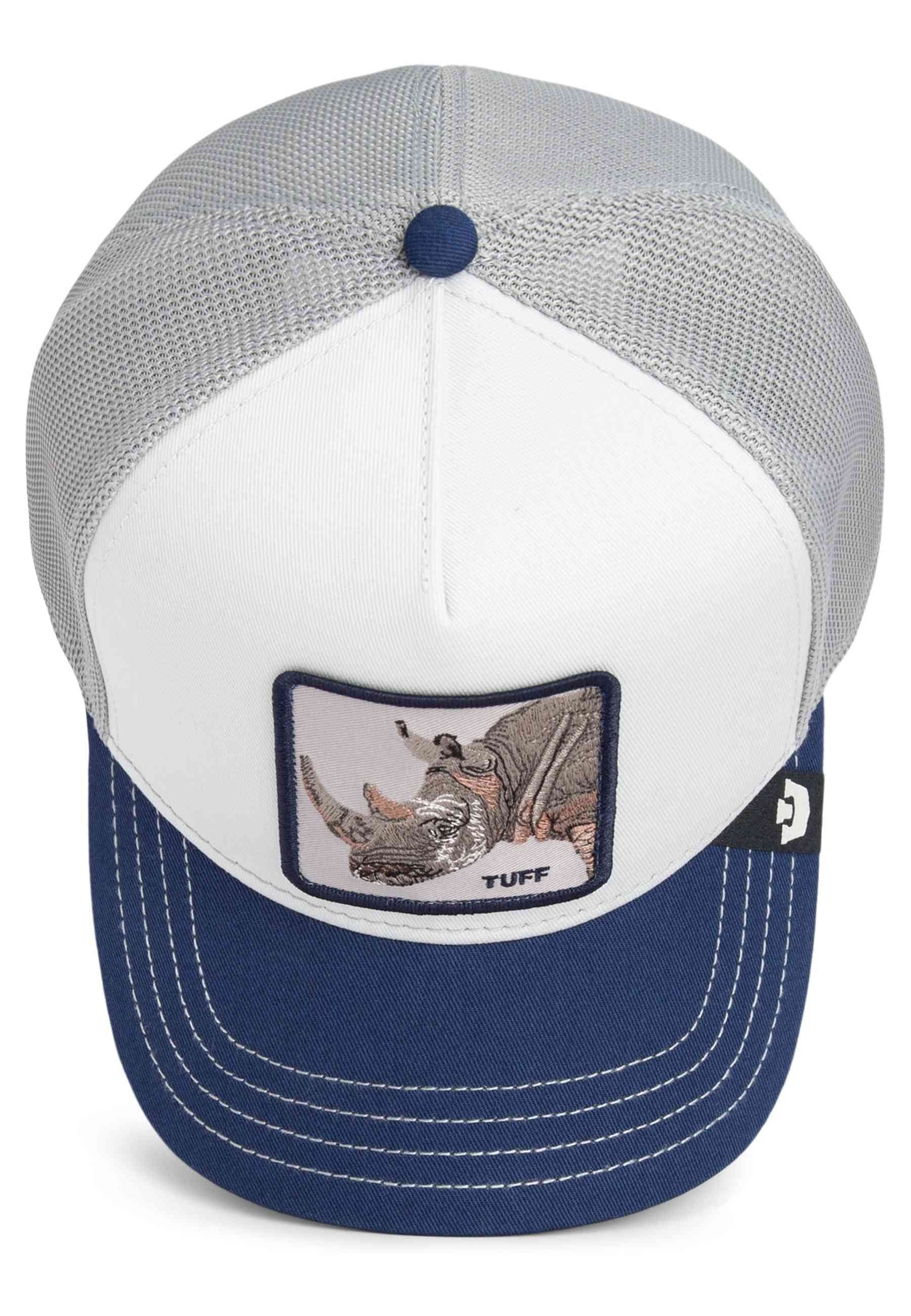 GORRA GOORIN BROS BLANCA RINOCERONTE TRICOLOR RHINO TRUCKER CAP