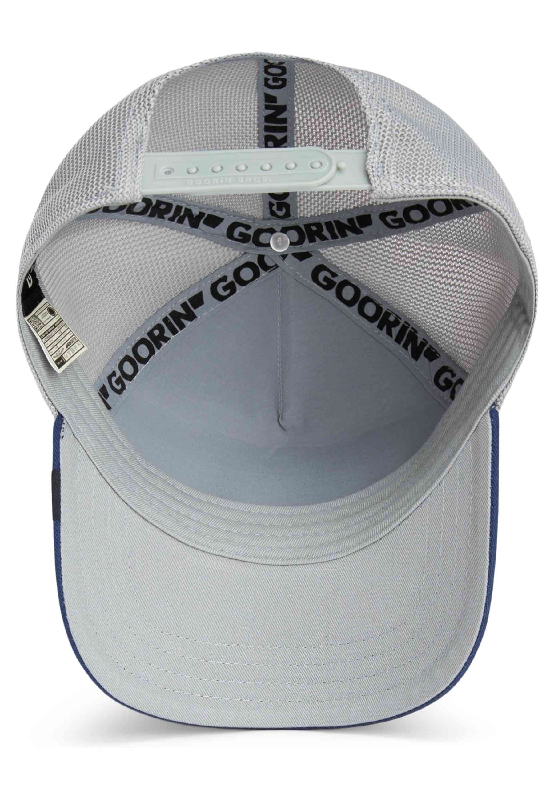 GORRA GOORIN BROS BLANCA RINOCERONTE TRICOLOR RHINO TRUCKER CAP