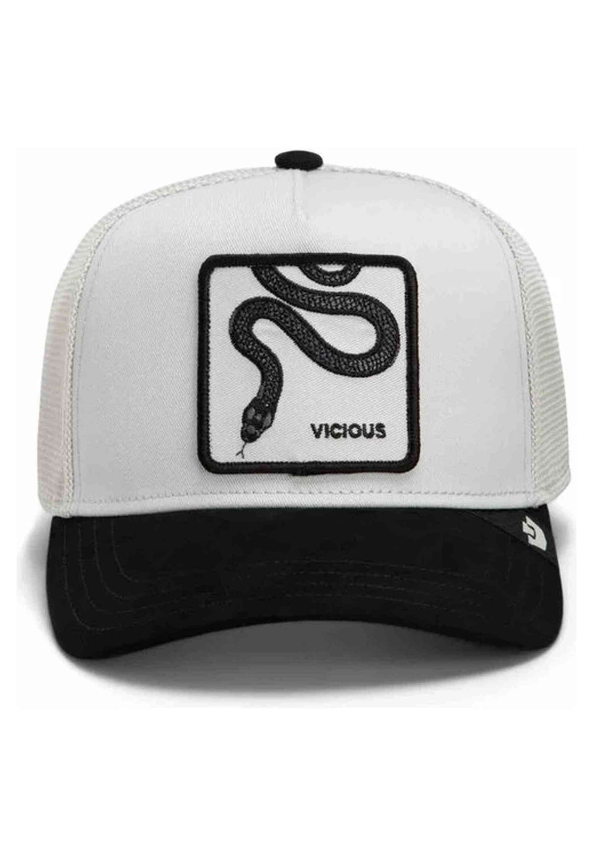 GORRA GOORIN BROS BLANCA SERPIENTE DIGITAL VICIOUS TRUCKER CAP