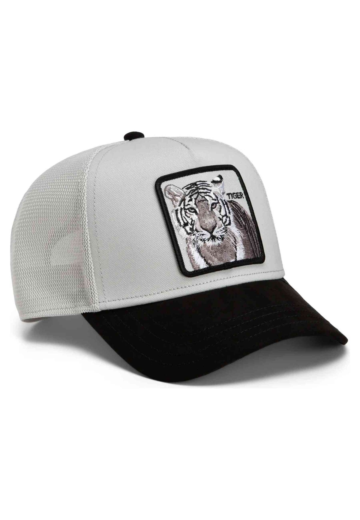 GORRA GOORIN BROS BLANCA TIGRE SUEDE TIGER TRUCKER CAP