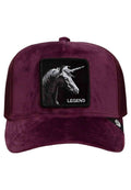 GORRA GOORIN BROS GRANATE UNICORNIO VELOUR LEGEND TRUCKER CAP