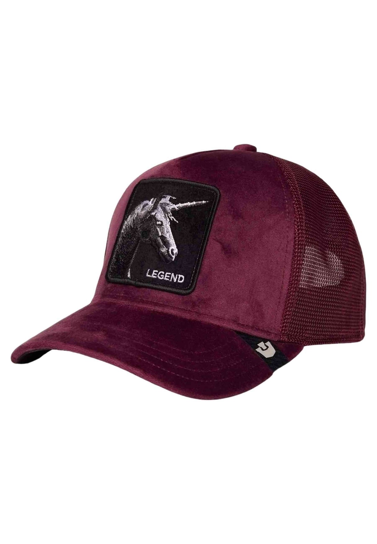 GORRA GOORIN BROS GRANATE UNICORNIO VELOUR LEGEND TRUCKER CAP