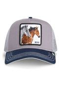 GORRA GOORIN BROS CABALLOS THE BOYZ TRUCKER GRIS