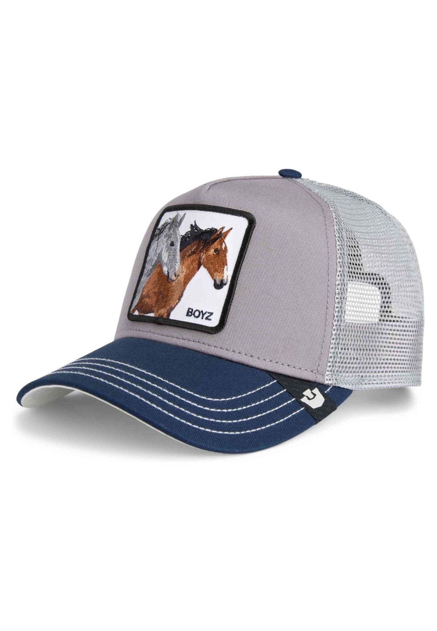 GORRA GOORIN BROS GRIS CABALLOS THE BOYZ TRUCKER CAP - AREA ZERO