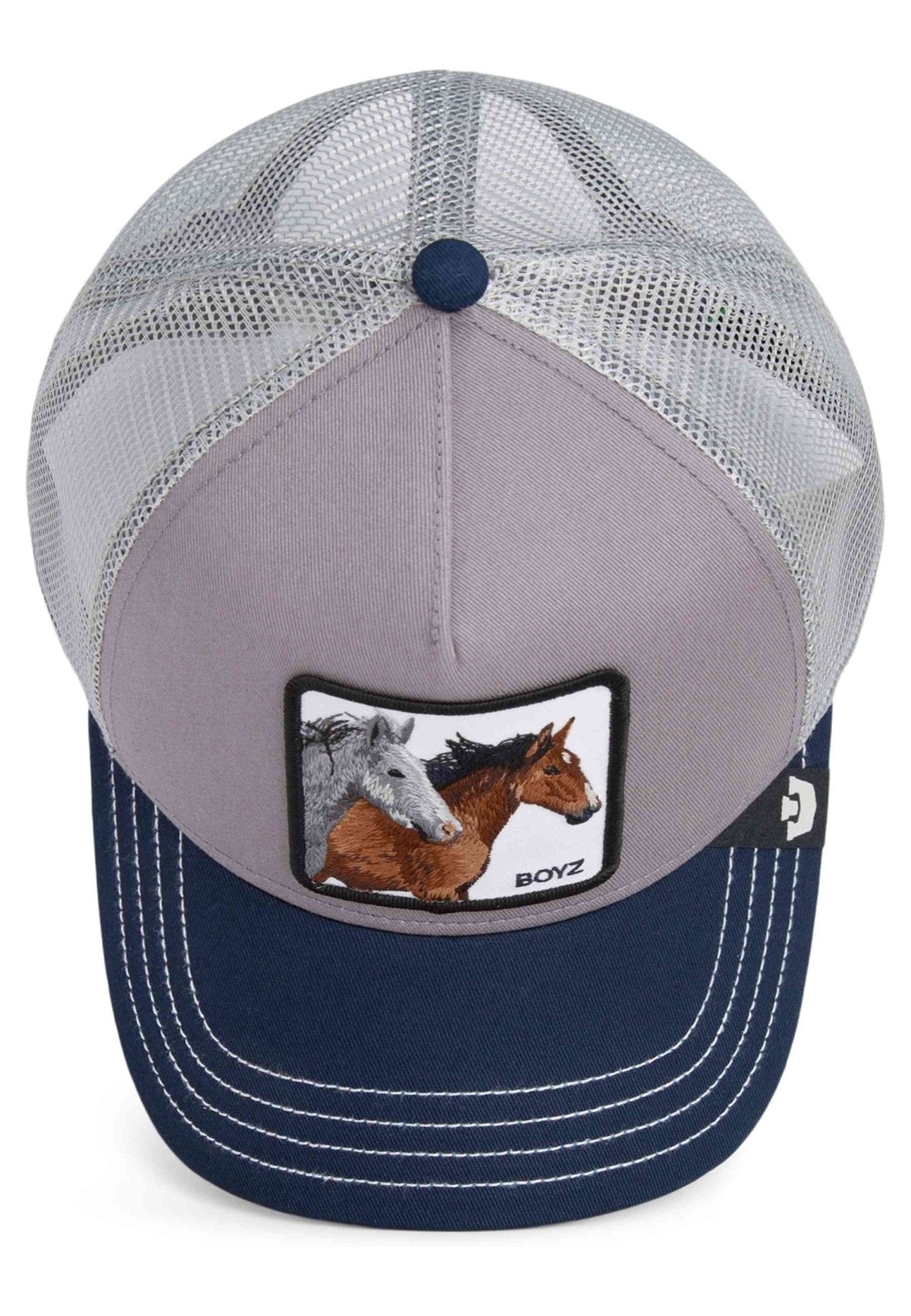 GORRA GOORIN BROS GRIS CABALLOS THE BOYZ TRUCKER CAP - AREA ZERO