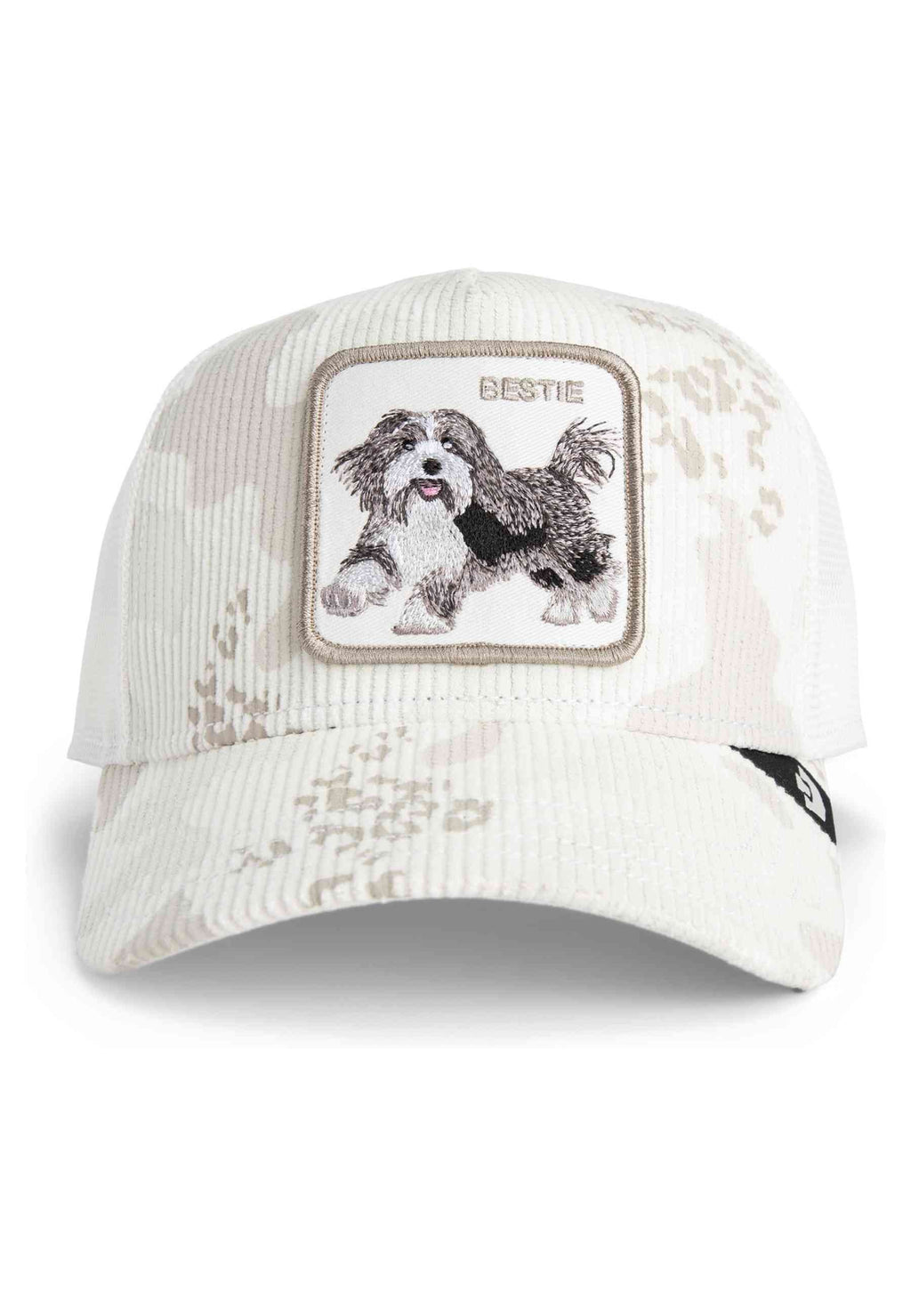 GORRA GOORIN BROS GRIS PANA CAMO PEQUINES BESTIE CAMO TRUCKER CAP