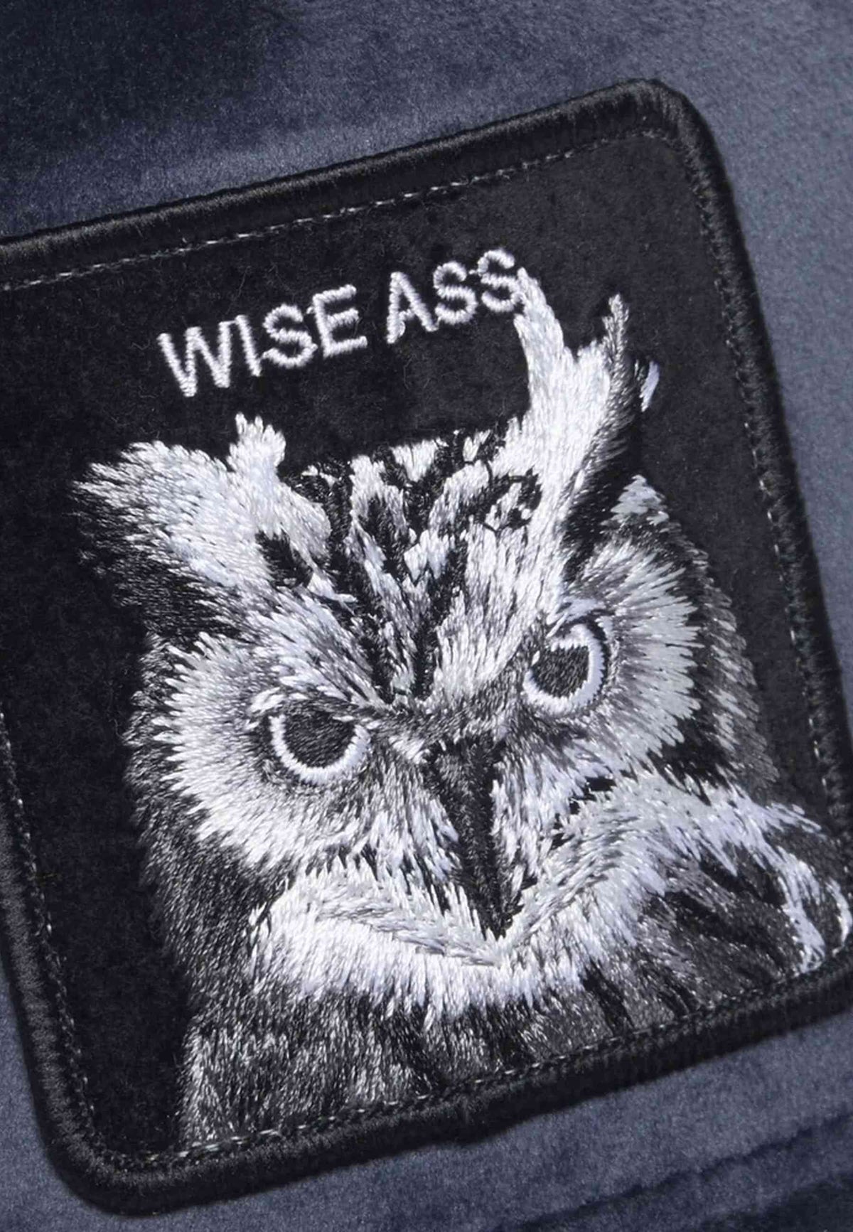 GORRA GOORIN BROS MARINO LECHUZA VELOUR WISE ASS TRUCKER CAP