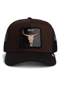 GORRA GOORIN BROS CALAVERA DEAD SKULL TRUCKER MARRÓN