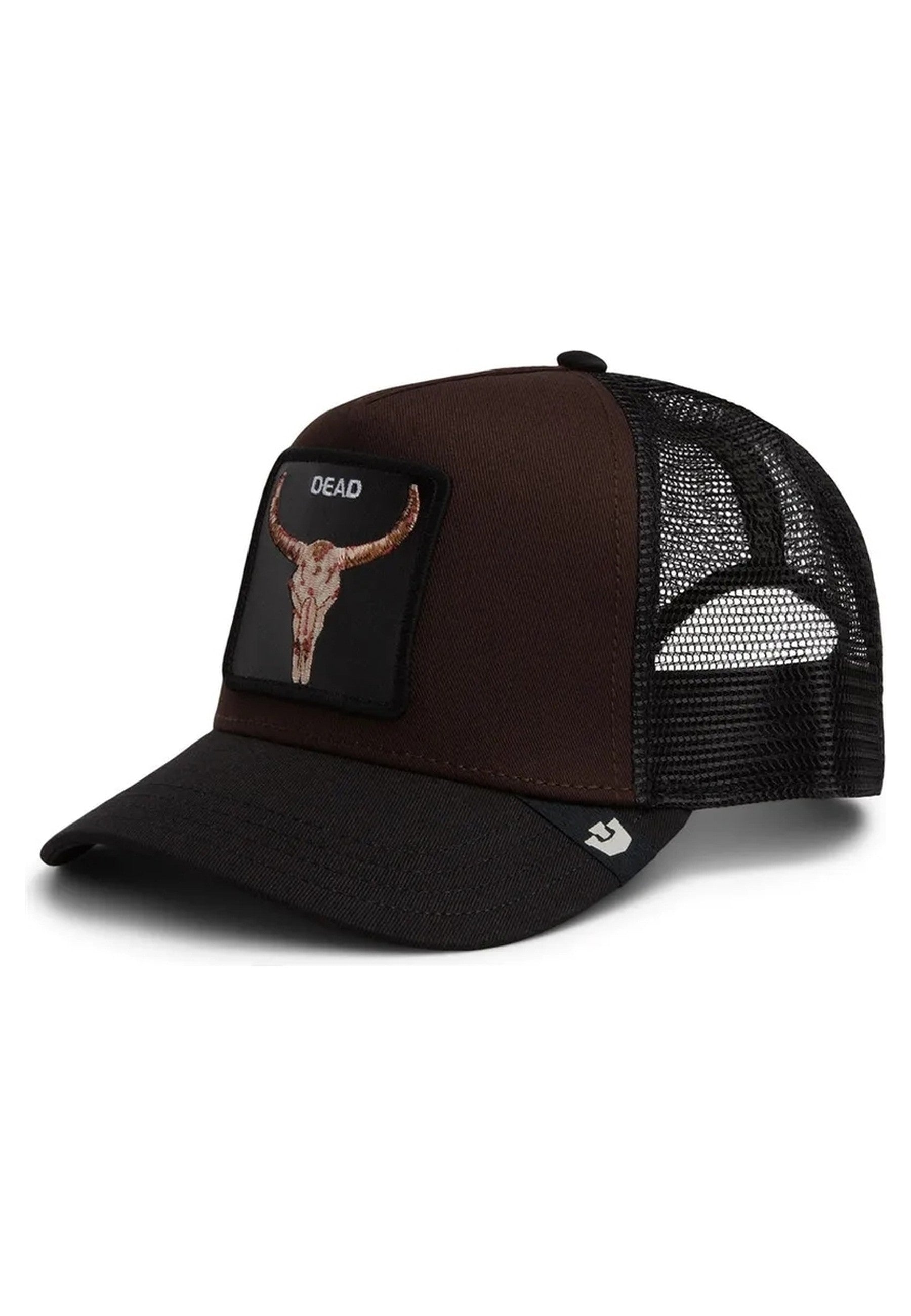 GORRA GOORIN BROS MARRON CALAVERA DEAD SKULL TRUCKER CAP
