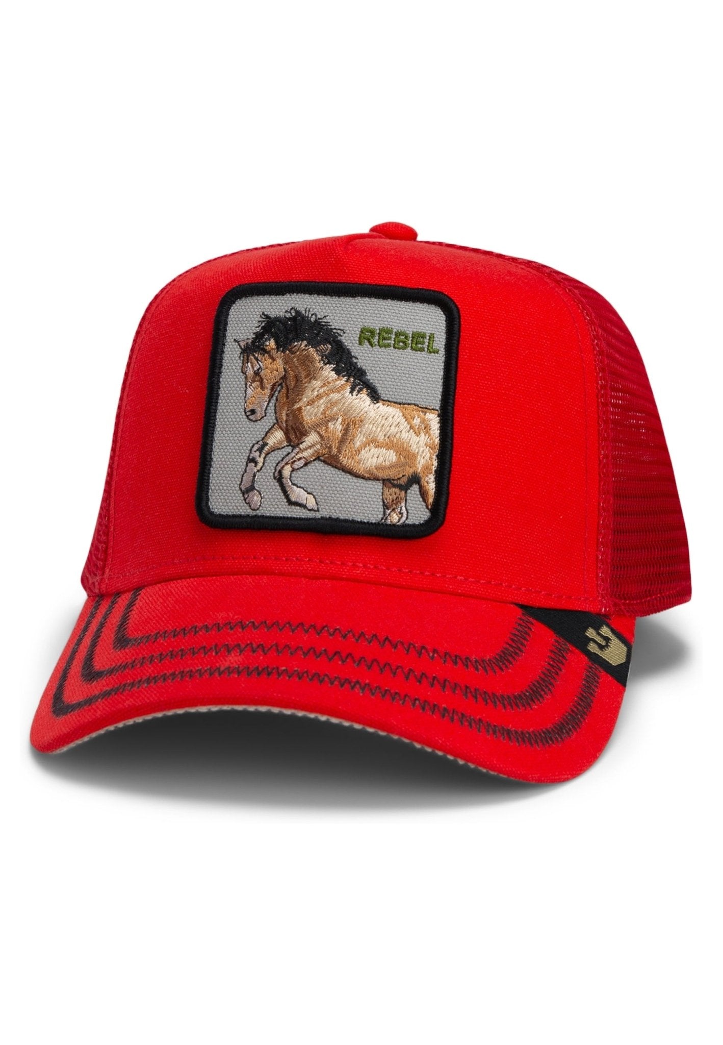 GORRA GOORIN BROS NARANJA CABALLO THE WILD WEST CANVAS TRUCKER CAP - AREA ZERO