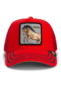 GORRA GOORIN BROS CABALLO THE WILD WEST CANVAS TRUCKER NARANJA
