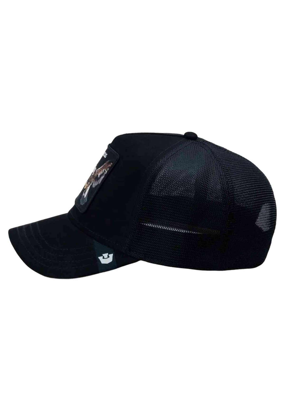 GORRA GOORIN BROS NEGRA AGUILA SUEDE REPRESENT EAGLE TRUCKER CAP