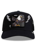 GORRA GOORIN BROS NEGRA AGUILA WINGS FREE TRUCKER CAP