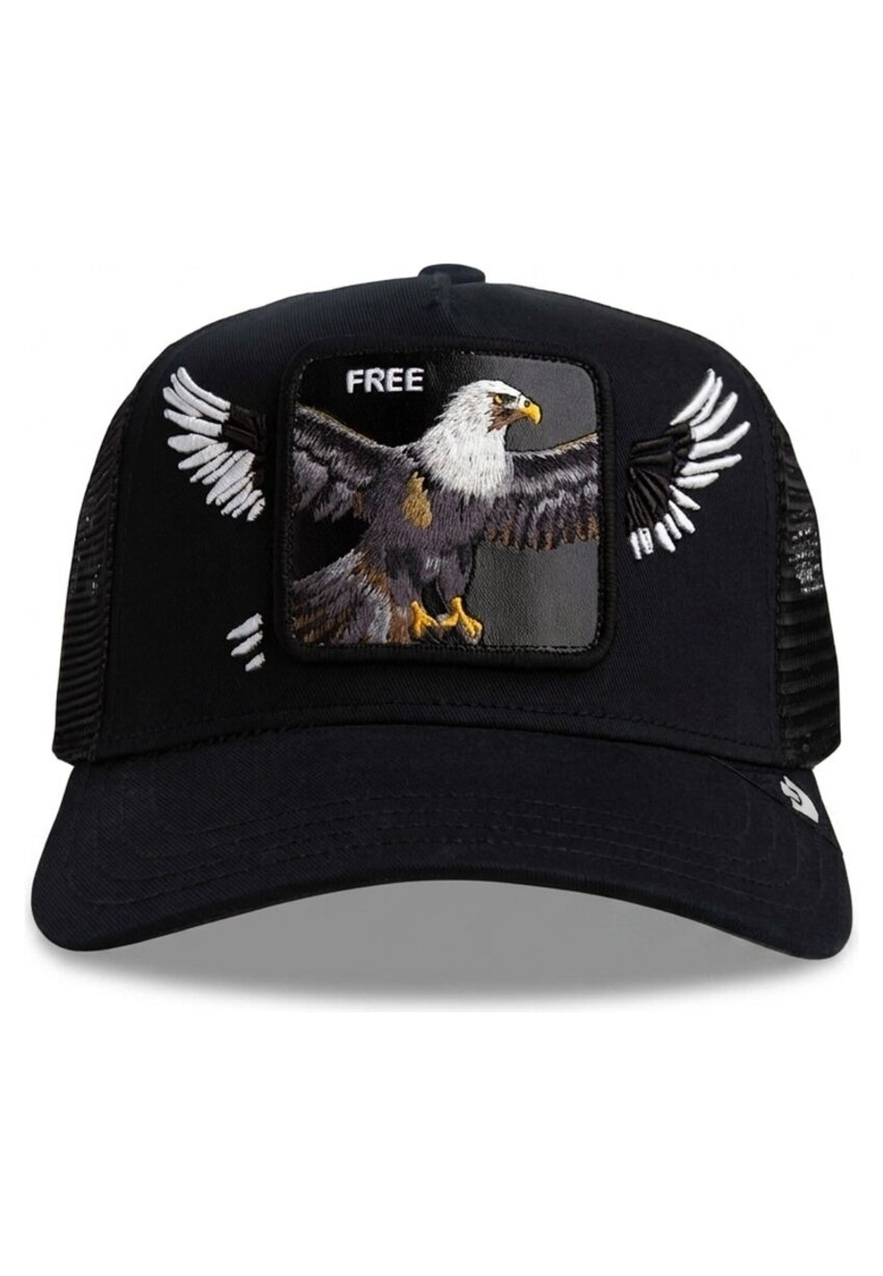 GORRA GOORIN BROS NEGRA AGUILA WINGS FREE TRUCKER CAP