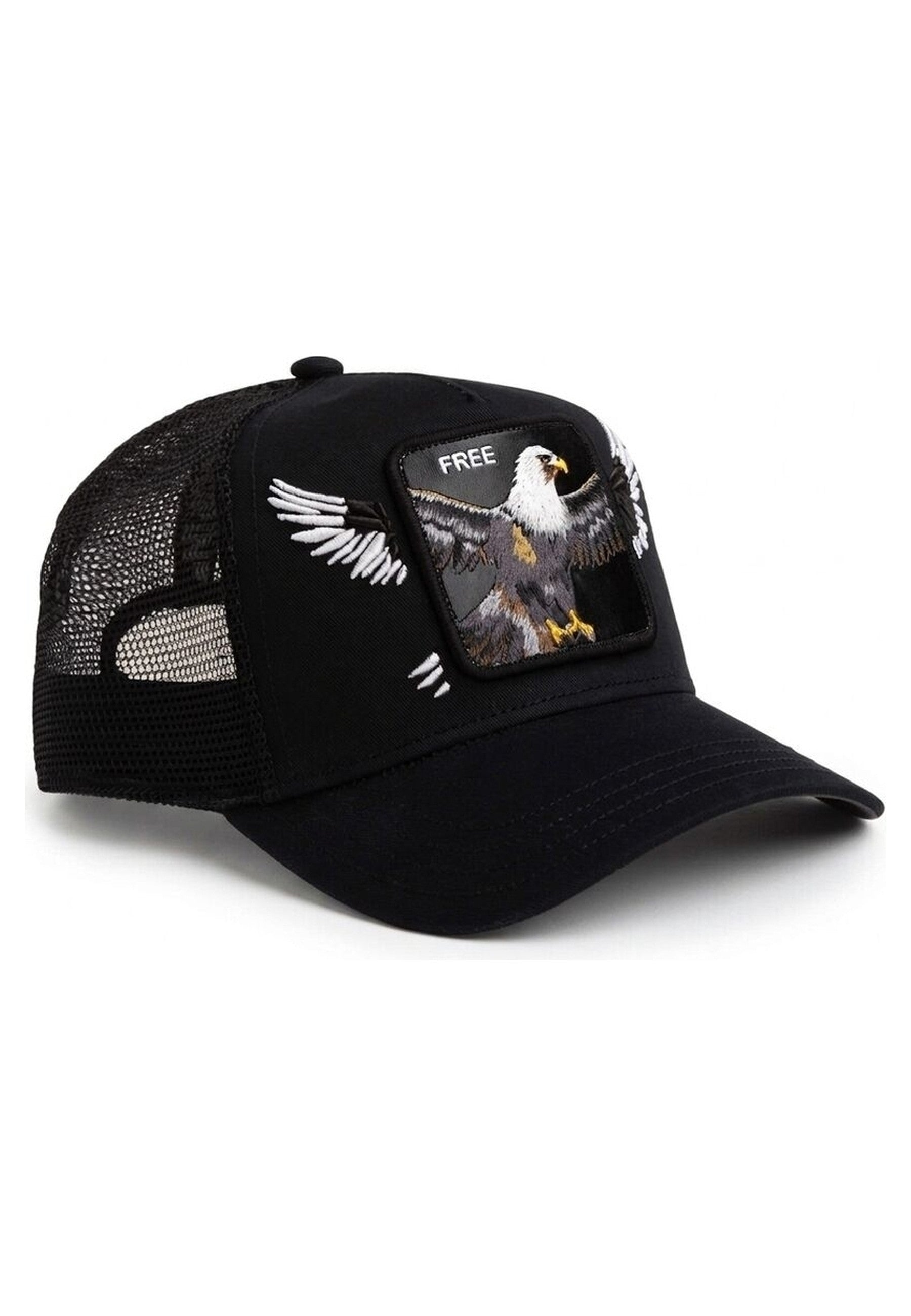 GORRA GOORIN BROS NEGRA AGUILA WINGS FREE TRUCKER CAP