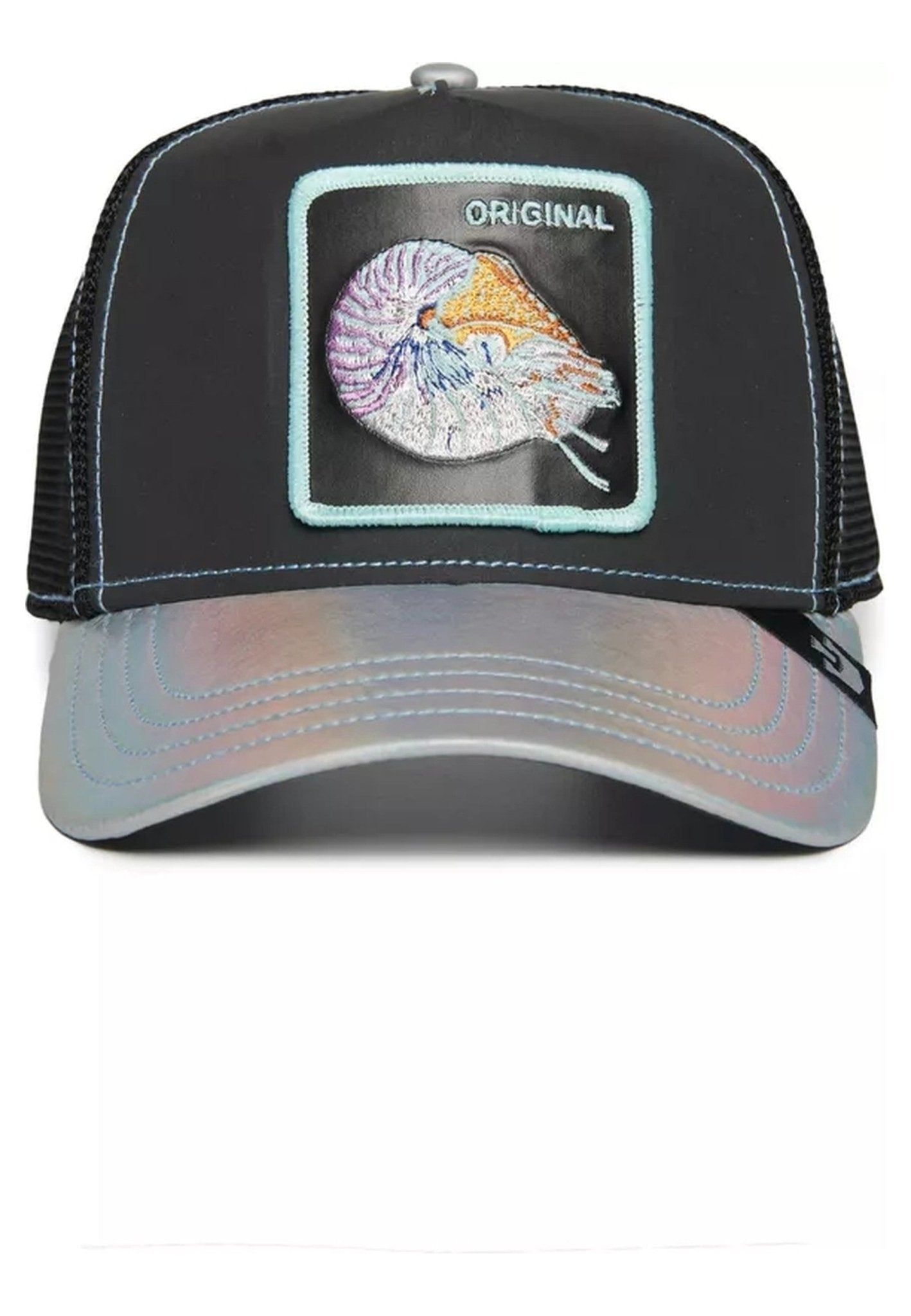 GORRA GOORIN BROS NEGRA AMMONITA GO WAY BACK TRUCKER CAP - AREA ZERO