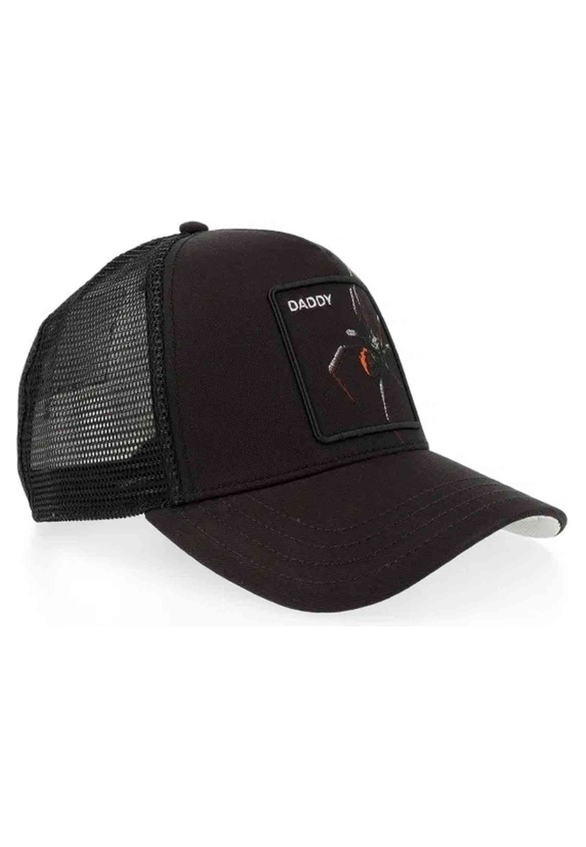 GORRA GOORIN BROS NEGRA ARAÑA OVER THE LINE SPIDER TRUCKER CAP