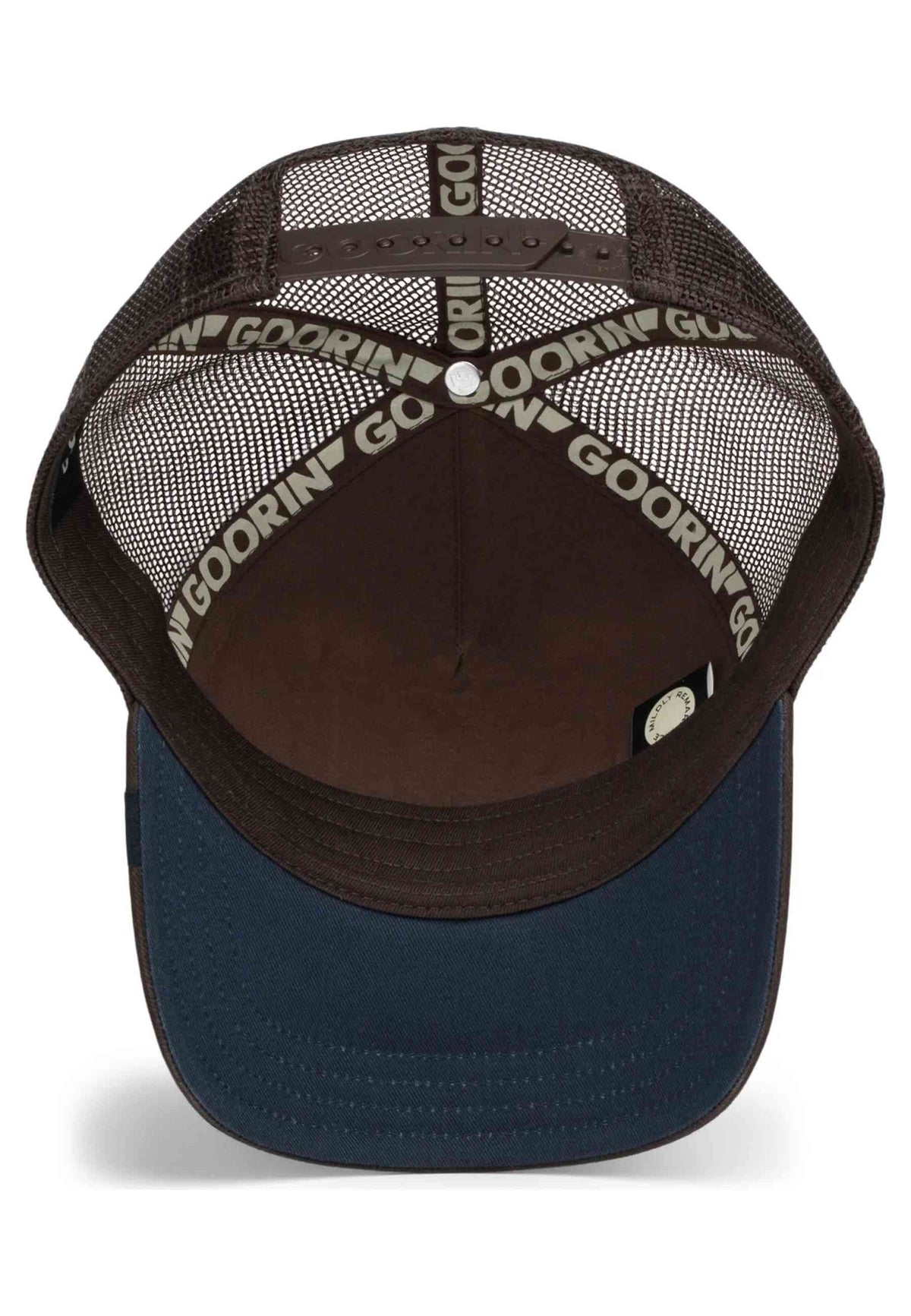GORRA GOORIN BROS NEGRA ARDILLA OVER THE LINE SQUIRREL TRUCKER CAP
