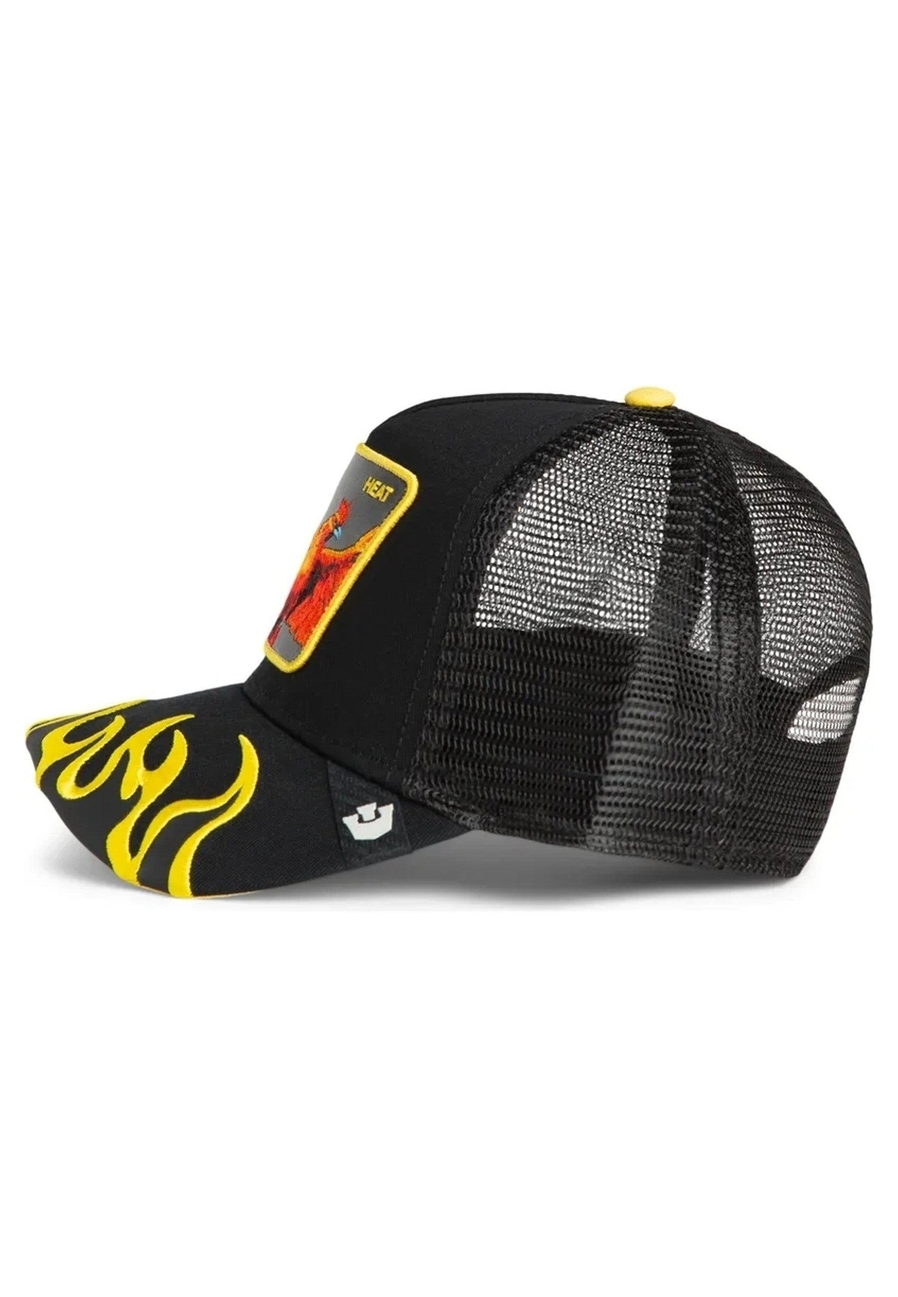 GORRA GOORIN BROS NEGRA AVE FENIX HEAT FLAMES TRUCKER CAP