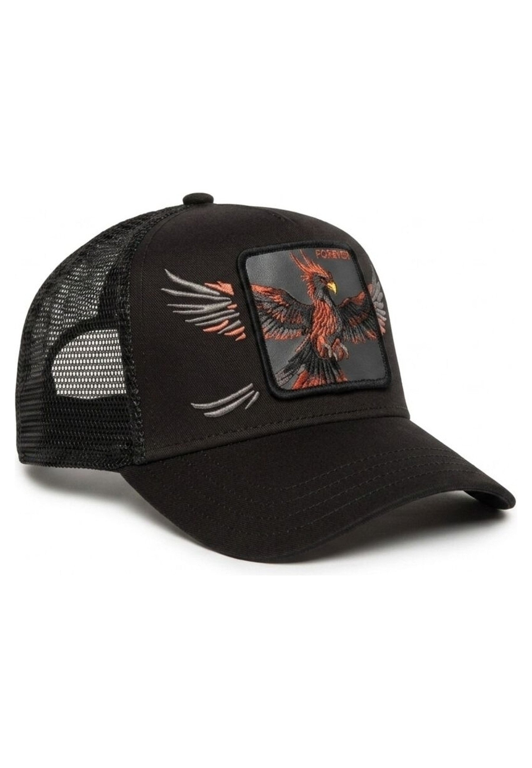 GORRA GOORIN BROS NEGRA AVE FENIX WINGS FOREVER TRUCKER CAP
