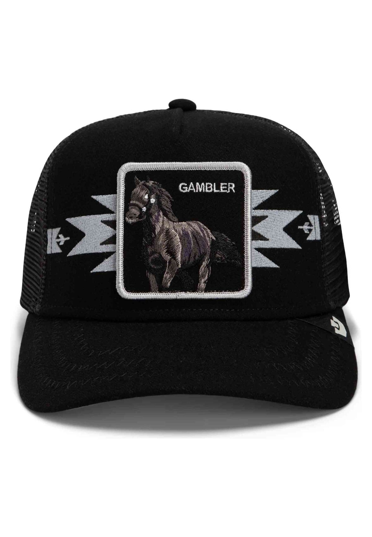 GORRA GOORIN BROS NEGRA CABALLO CANYON GAMBLER TRUCKER CAP