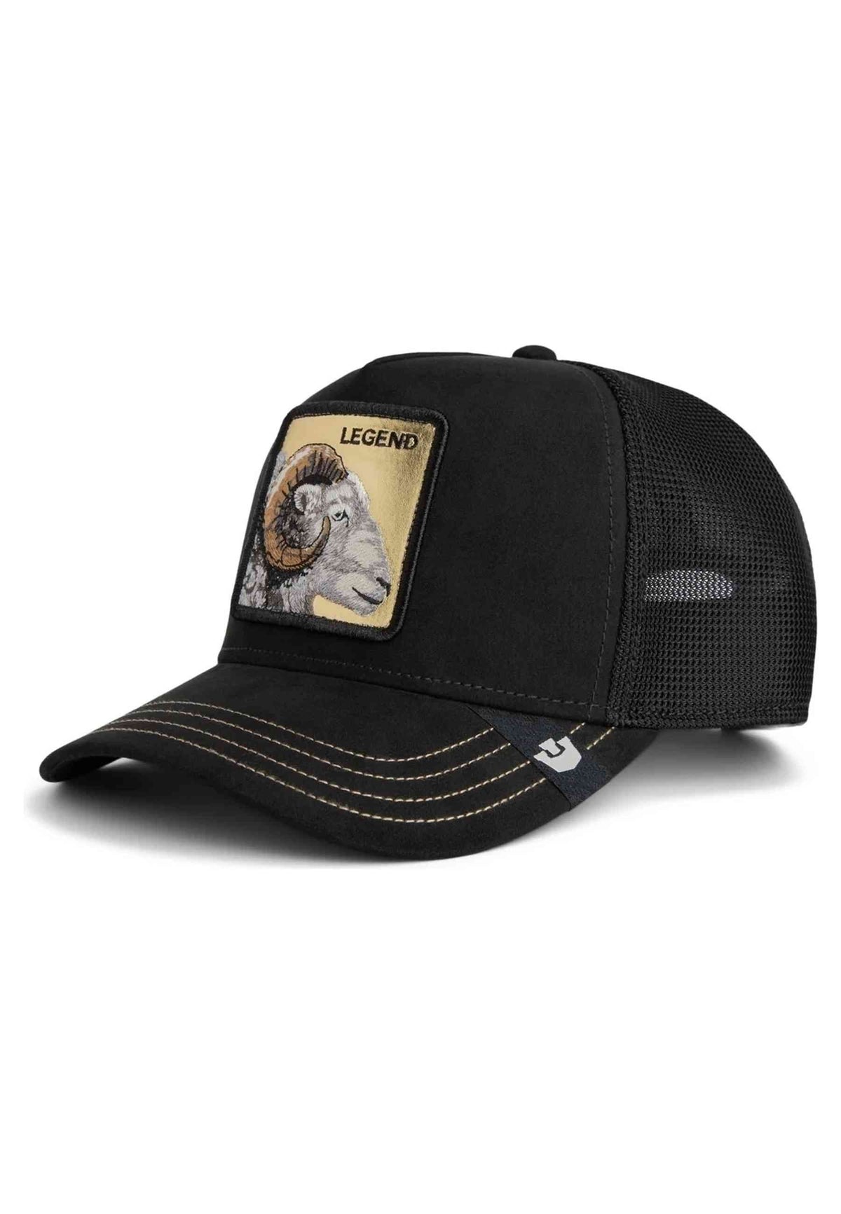 GORRA GOORIN BROS NEGRA CABRA GOLDEN LEGEND TRUCKER CAP