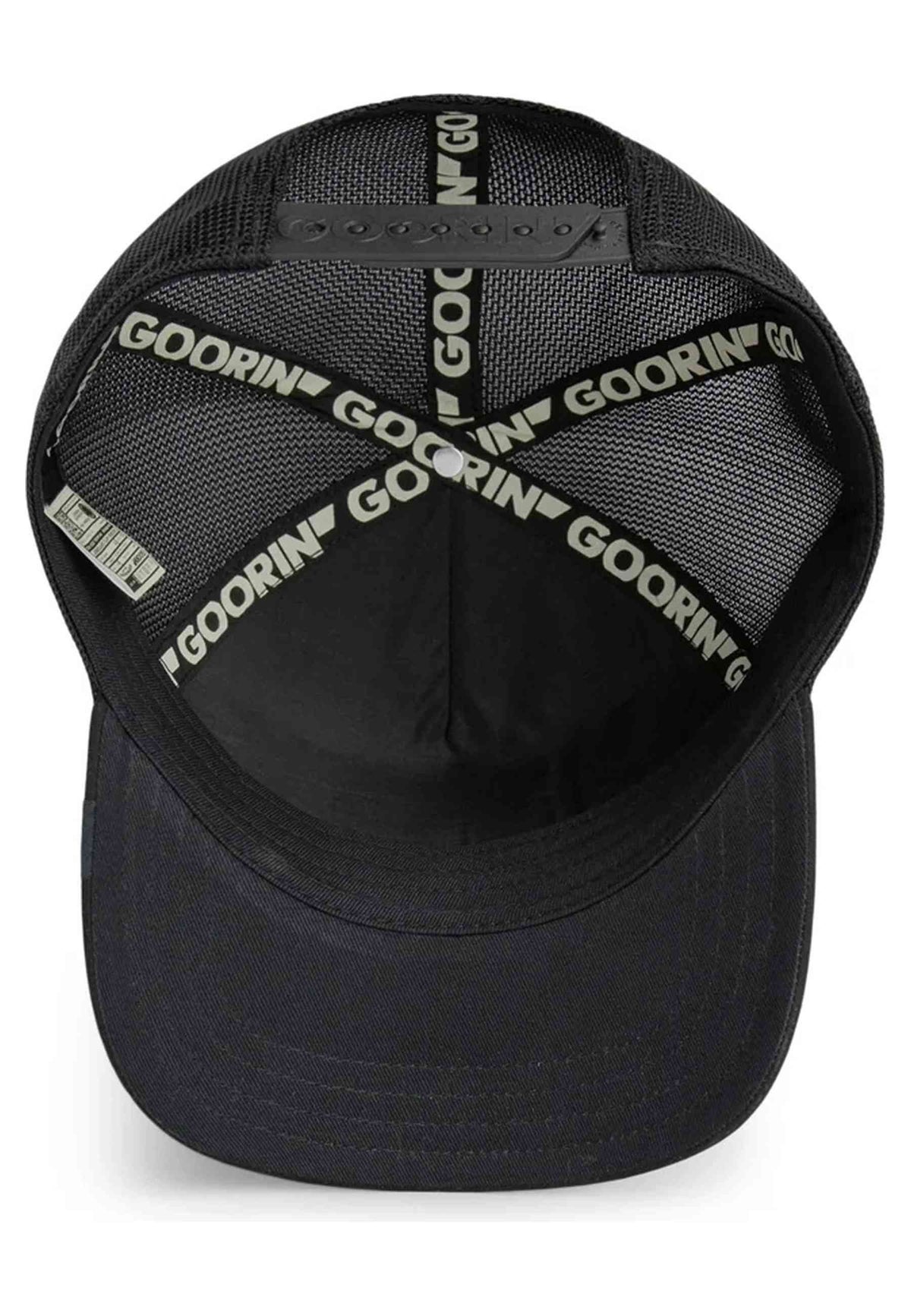 GORRA GOORIN BROS NEGRA CABRA GOLDEN LEGEND TRUCKER CAP