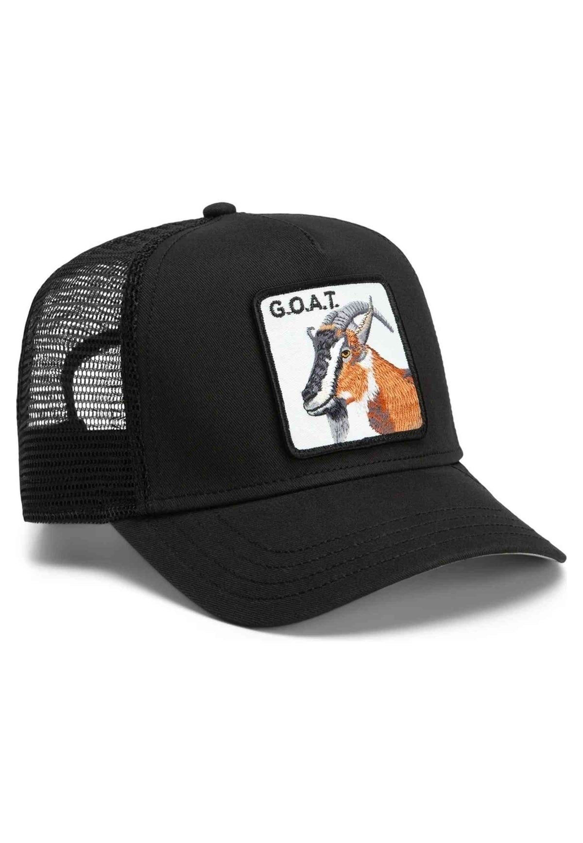 GORRA GOORIN BROS NEGRA CABRA THE GOAT TRUCKER CAP