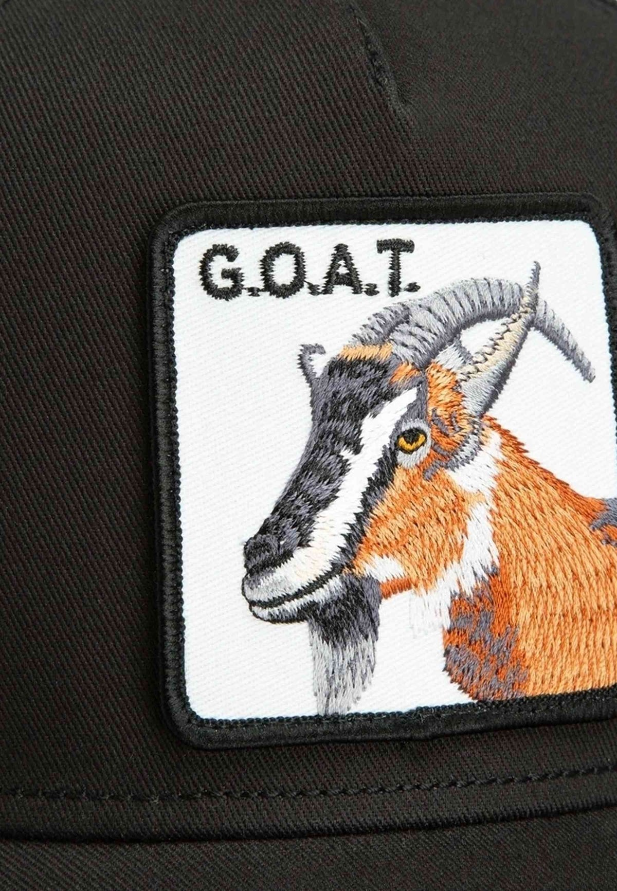 GORRA GOORIN BROS NEGRA CABRA THE GOAT TRUCKER CAP