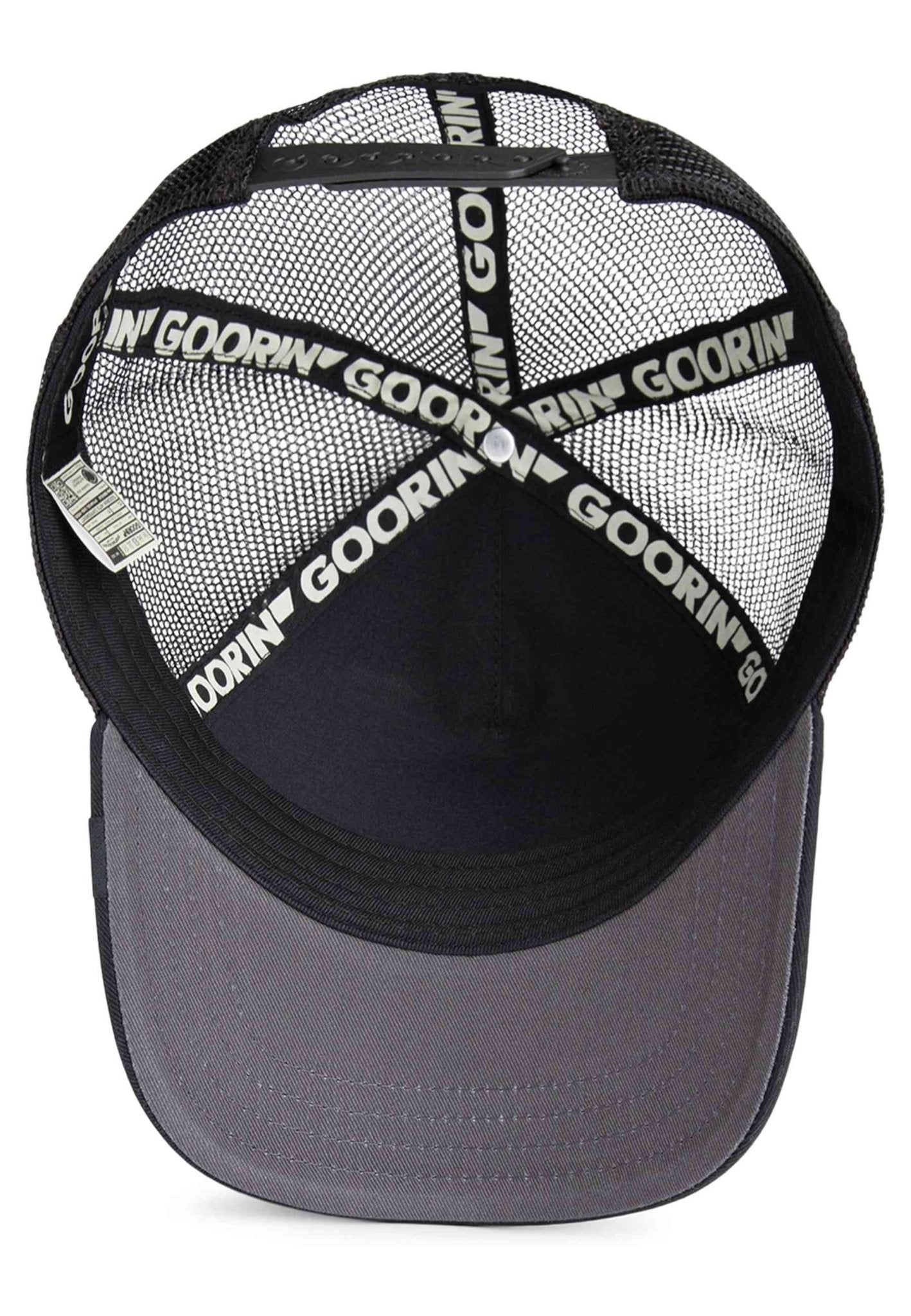 GORRA GOORIN BROS NEGRA CALAVERA THE CANCELLED SKULL TRUCKER CAP - AREA ZERO