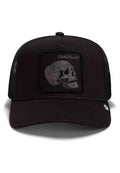 GORRA GOORIN BROS NEGRA CALAVERA TONAL SKULL TRUCKER CAP