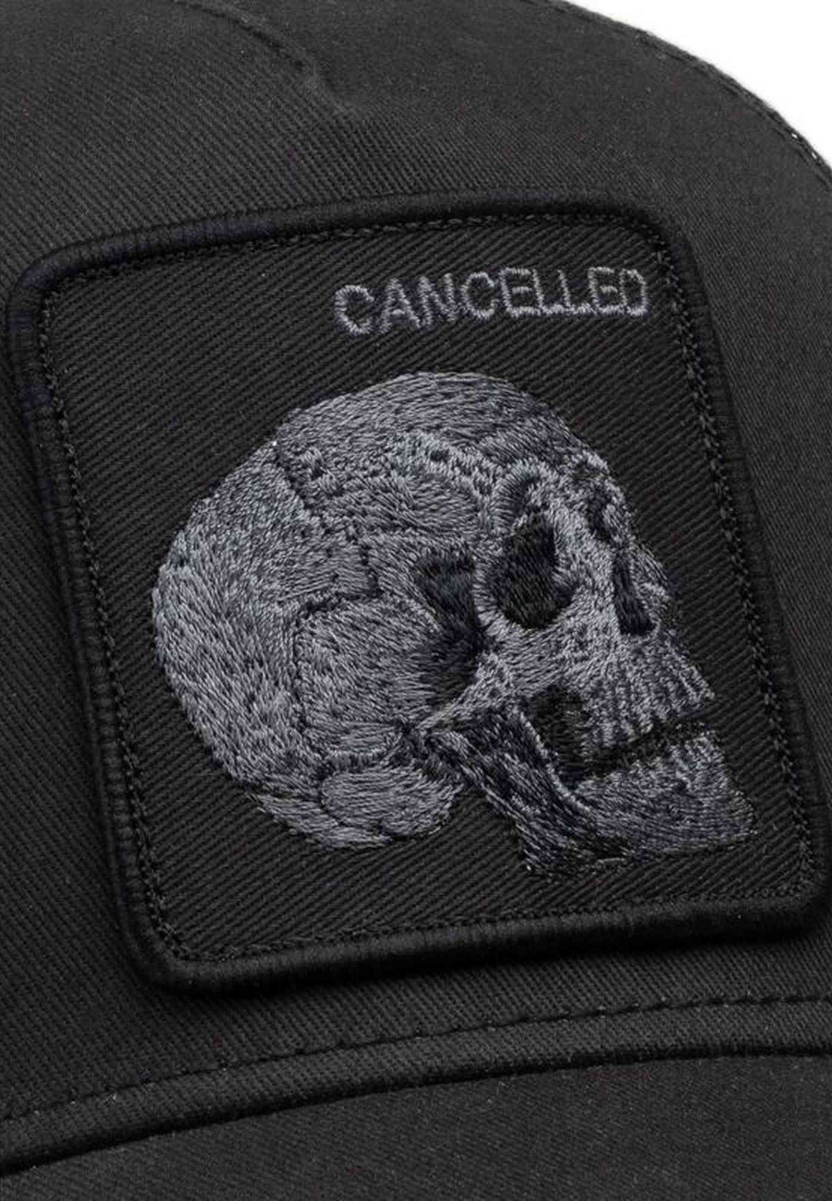 GORRA GOORIN BROS NEGRA CALAVERA TONAL SKULL TRUCKER CAP
