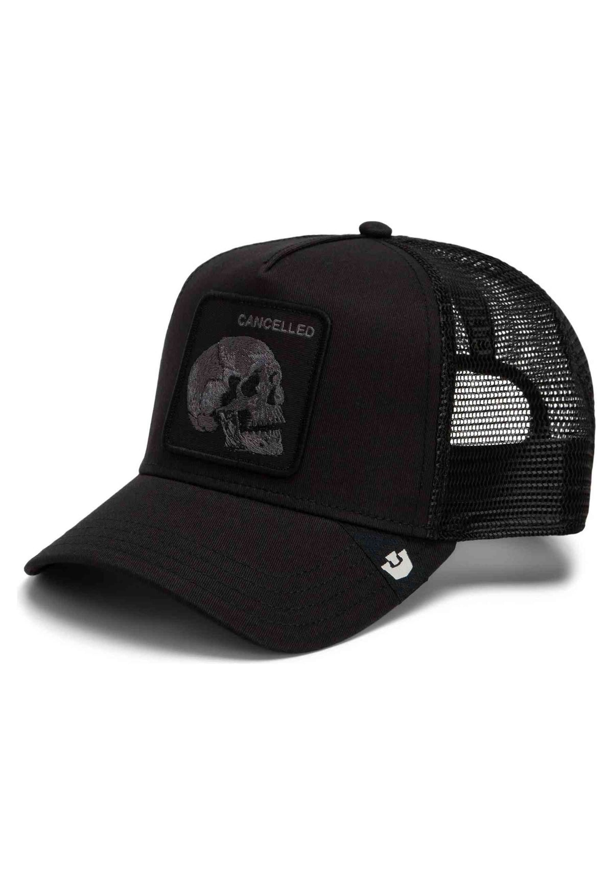 GORRA GOORIN BROS NEGRA CALAVERA TONAL SKULL TRUCKER CAP