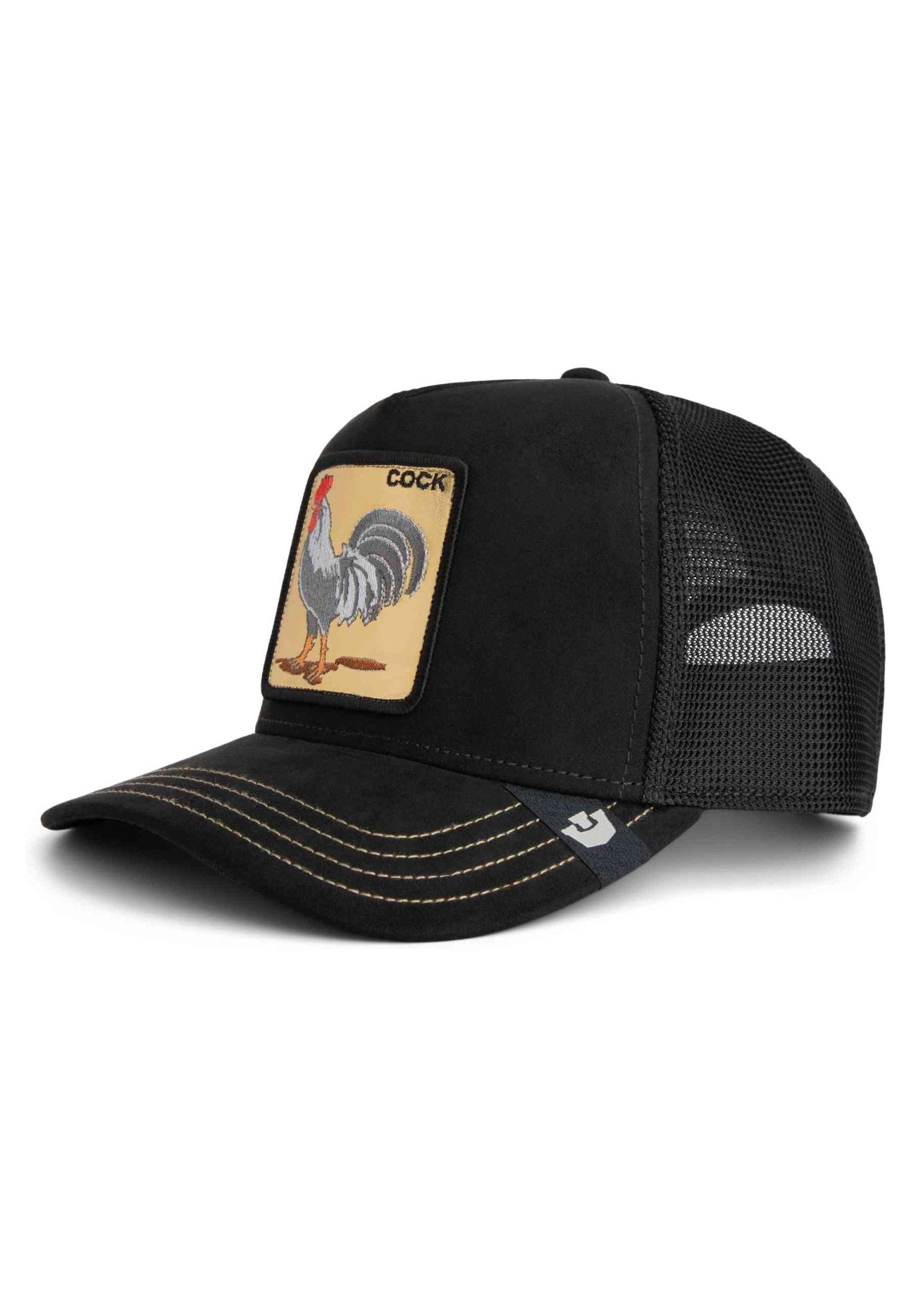 GORRA GOORIN BROS NEGRA GALLO GOLDEN COCK TRUCKER CAP - AREA ZERO