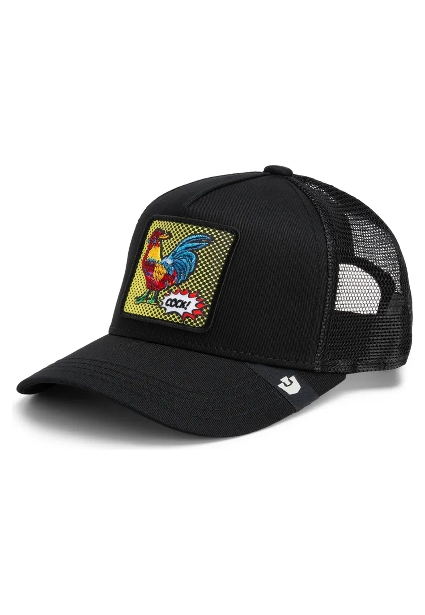 GORRA GOORIN BROS NEGRA GALLO POP ART ROOSTER TRUCKER CAP