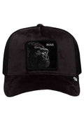 GORRA GOORIN BROS NEGRA GORILA VELOUR BOSS TRUCKER CAP