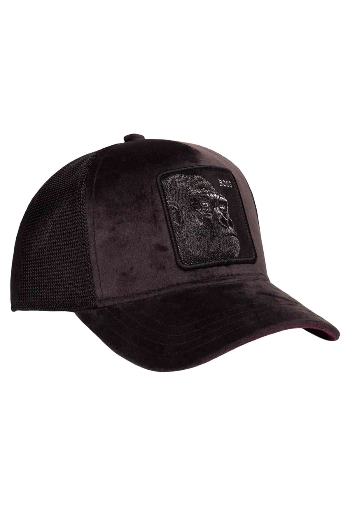 GORRA GOORIN BROS NEGRA GORILA VELOUR BOSS TRUCKER CAP