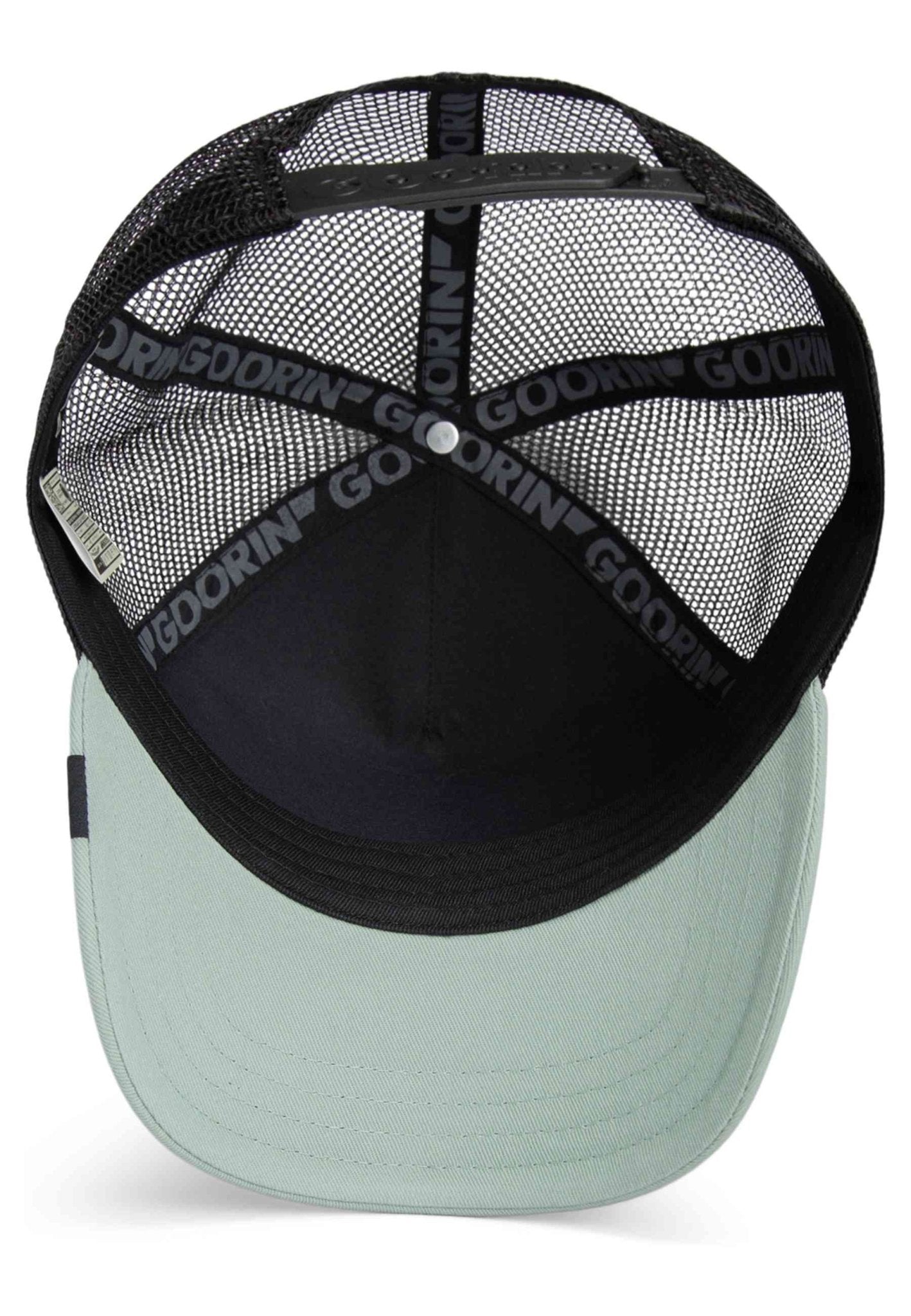 GORRA GOORIN BROS NEGRA LAGARTO THE OUTLAW LIZARD TRUCKER CAP - AREA ZERO
