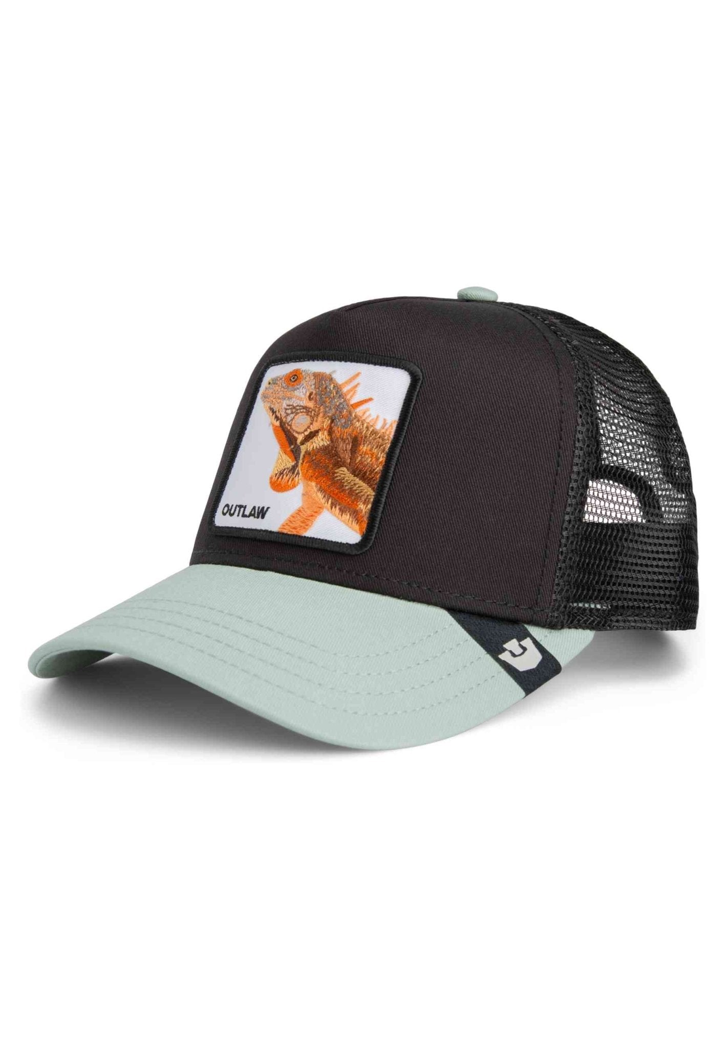 GORRA GOORIN BROS NEGRA LAGARTO THE OUTLAW LIZARD TRUCKER CAP - AREA ZERO
