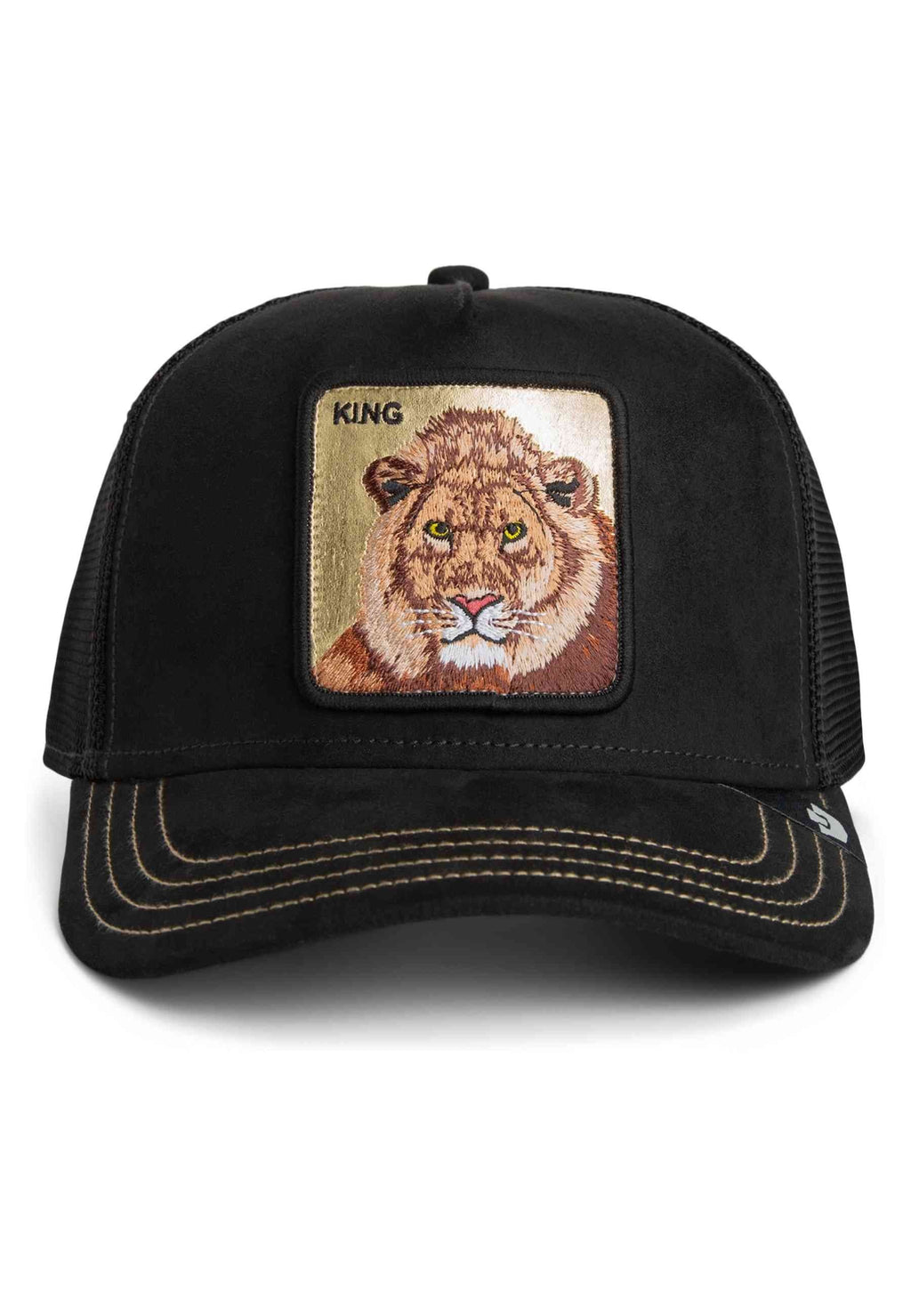 GORRA GOORIN BROS NEGRA LEON GOLDEN LION TRUCKER CAP